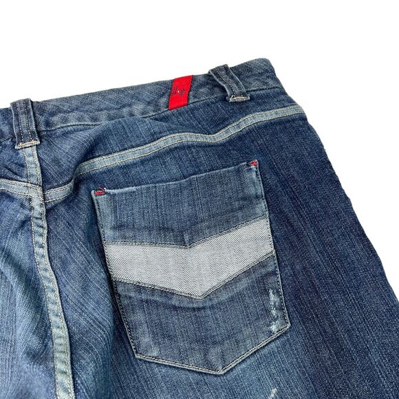 Tommy Hilfiger Mid Rise Capri Jeans Cropped Stretch Denim Blue Womens 16 - Picture 5 of 9